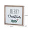 Panneau mural en bois Merry Christmas