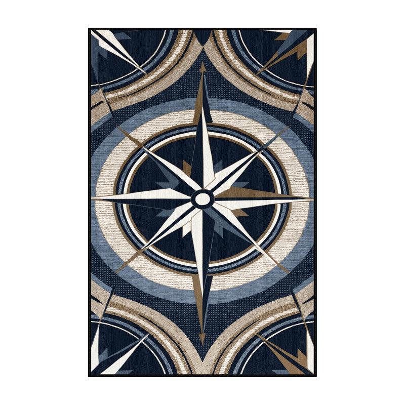  Tapis nautique lavable contemporain, Rectangulaire 2 pi x 3 pi