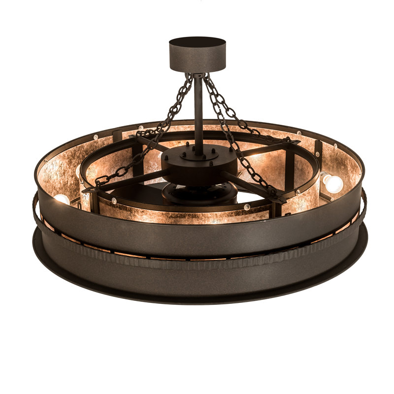Ashcom 8 - Light Semi Flush Mount