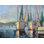 Two Shrimp Boats - Artist Enhanced Canvas Print