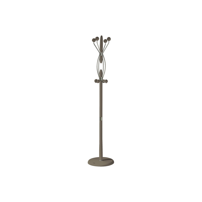 Jana Freestanding 8 - Hook Coat Rack, Moka
