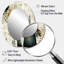 Somona - Miroir mural ovale gris-1988679142