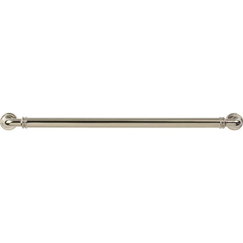 Cranford Appliance Pull, Polished Nickel, 18" Center to Center