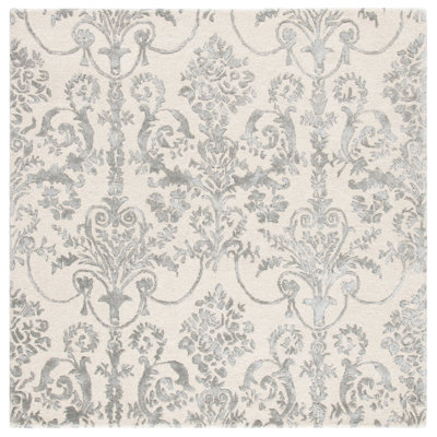 Shillington Hand-Tufted Wool Floral Area Rug