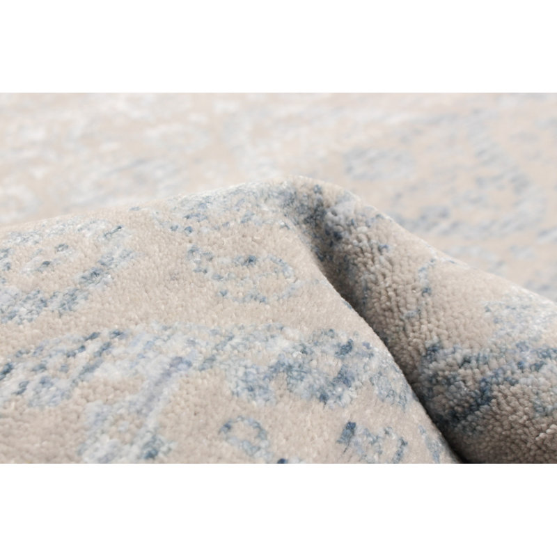 Tapis gris Heritage 4 pi 1 po x 6 pi 1 po