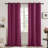 Grommet Top Thermal Insulated Room Darkening Window Curtain Panels (Set of 2)-102059009-102059019