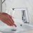 Commercial Touchless Faucet with Motion Sensor in Chrome Finish