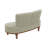 Upholstered Bench With Wooden Legs-1657012348