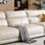 Canapé modulaire kaki en cuir véritable-175992933