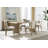 Polebridge Double Pedestal Oak Dining Table In Natural