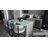 30" Modern Faux Leather Upholstered Bar Stool with Curved Low Back and Metal Frame-992528422-992528423