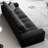 Black 100% Polyester Modular Sofa cushion couch-109304816-109304817
