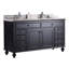 Ensemble de meuble-lavabo double 62 po Woodland