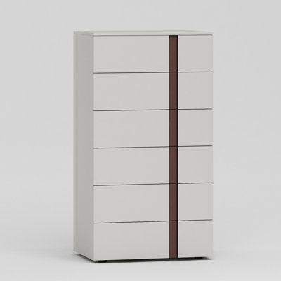 Terry Solid Wood 60cm W 6 - Drawer Chest of Drawers