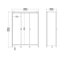 Cynsere 3 Door Manufactured Wood Wardrobe-1745773616