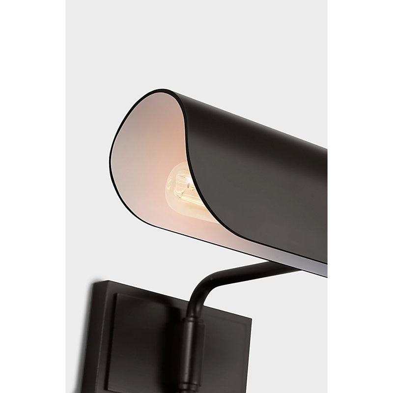 Hull Dimmable Picture Light, 7.75" H x 24" W x 9.13" D, Aged Iron