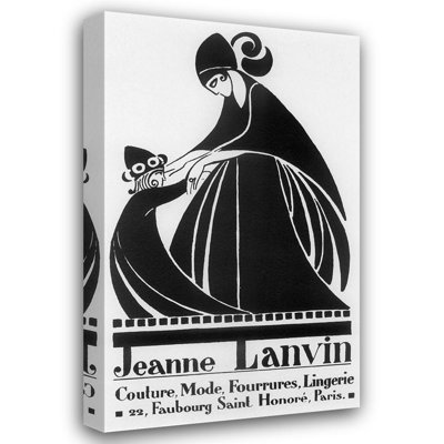 Art sur toile tendue avec trinité de la collection Trinx Vintage Apple: Jeanne Lanvin