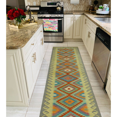 Bobbee Wool Geometric Indoor Rug