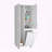 Iris 71" High Two-Door Broom Closet With Hamper and Shelves