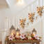 Ensemble de 2 guirlandes de porte d'automne artificielles avec feuilles d'érable, dahlia et citrouilles, décoration murale de l'Action de grâce