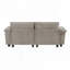 Causeuse en tissu d'ameublement en chenille-1946018126