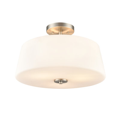 Asuka 15.75" Wide 3-Light Semi Flush 