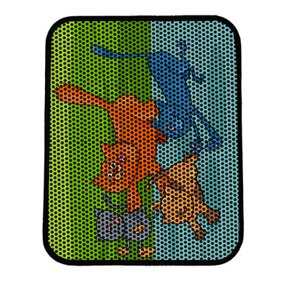 Premium Cat Litter Mat, 18 x 24 inches | 50% PVC / 50% Polyester, Machine Washable & Vacuum Friendly | Durable, Easy-Clean Design for Pet Owners | Protect Your Floors from Litter Messes