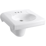 Brenham Ceramic 22" Wall Mount Bathroom Sink