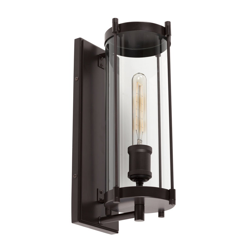 Steel Wall Light, Brown