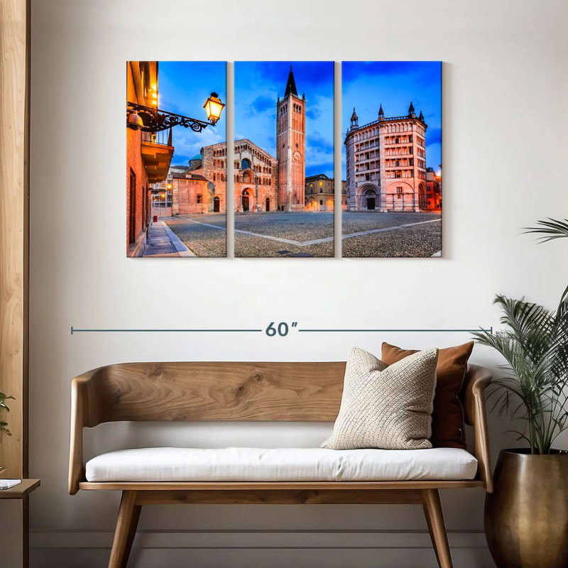 Nicci Piazza Del Duomo In Italy, 28" H x 45" W
