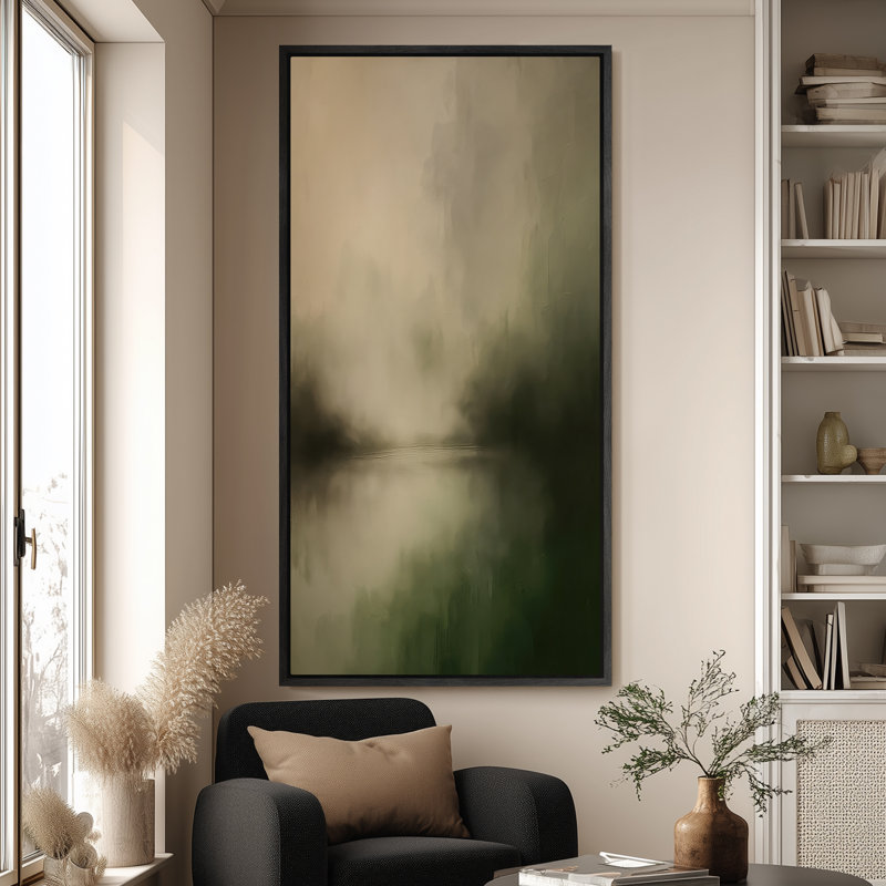 Très grand art mural rétro encadré pour art classique, H 60 po x l 30 po, Noir