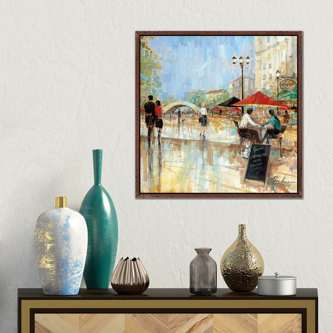 Riverwalk Charm III von Ruane Manning - Galerie-Giclée auf Leinwand