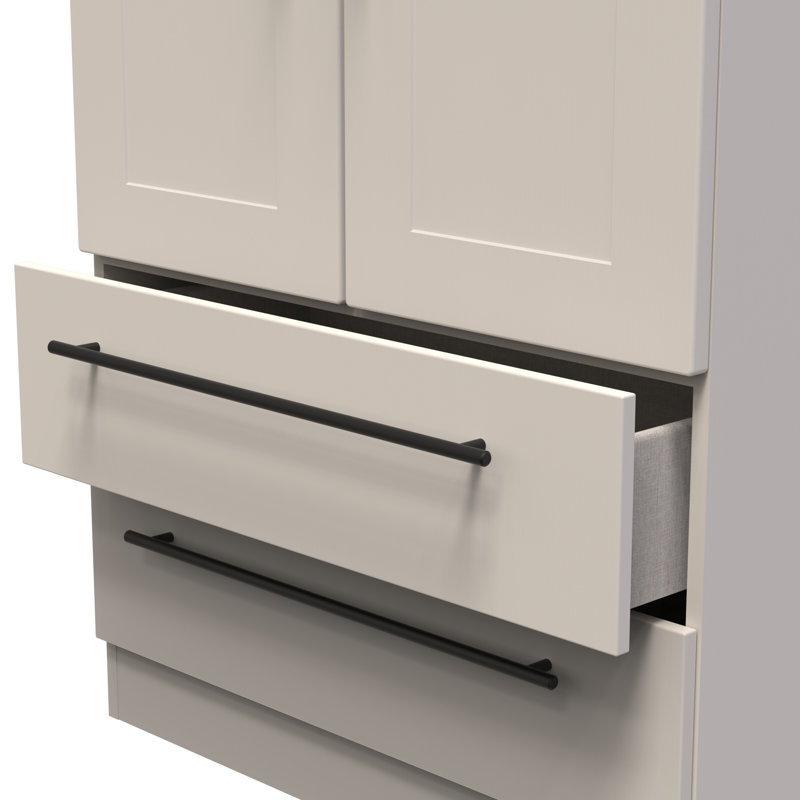 Fully Assembled 2 Door Wardrobe, Kashmir Matt