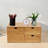 Adalard Mini Bamboo Desk Drawer Tabletop Storage Box with Three Drawers