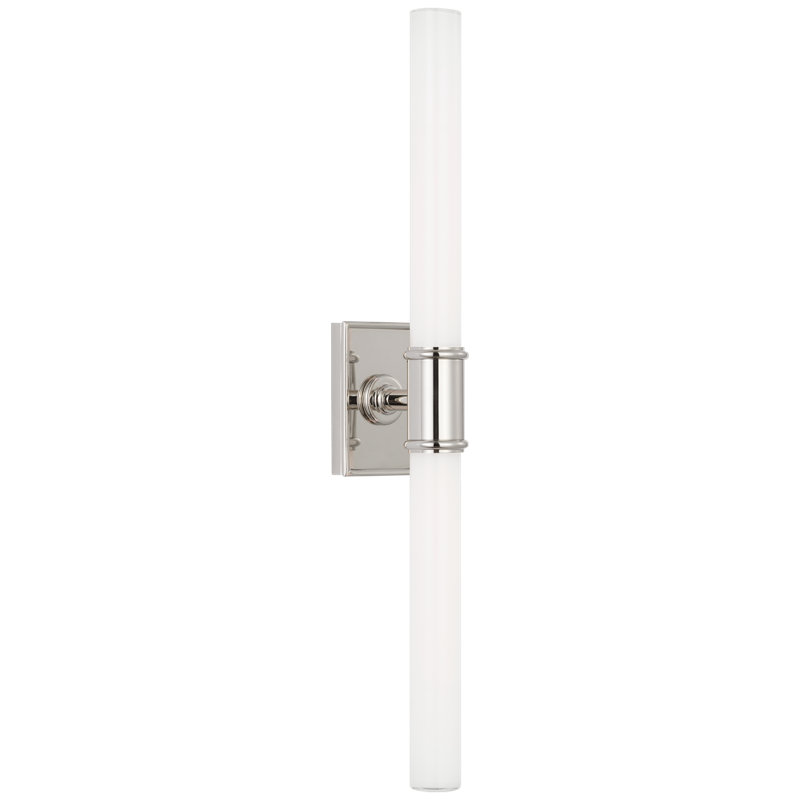 Owen 2 - Light LED Bath Sconce, Polished Nickel