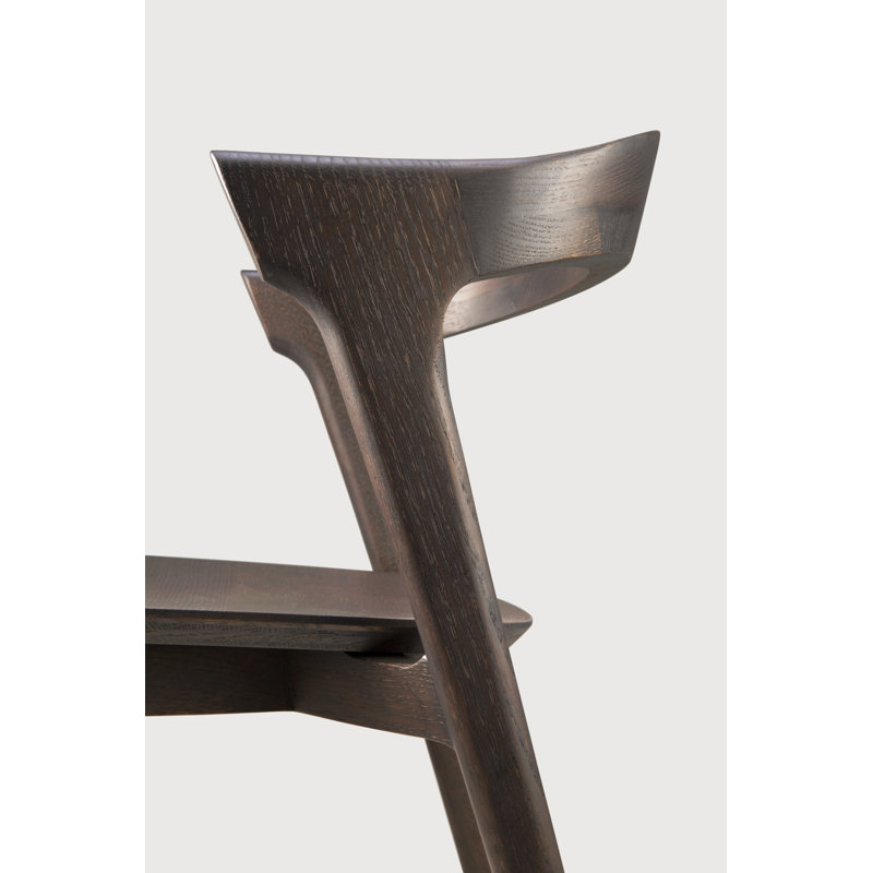 Bok Solid Wood Dining Chair, Oak Brown