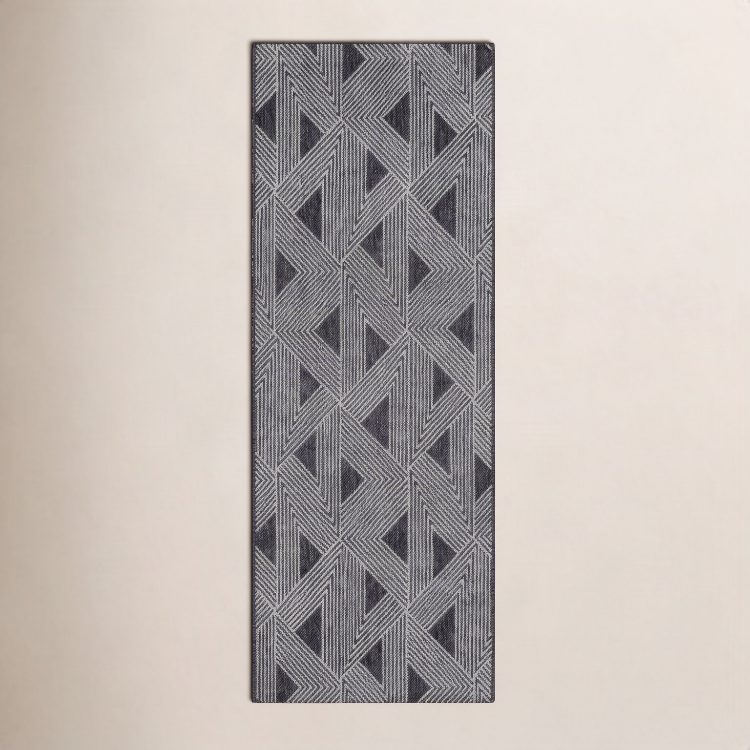 Nysa Geometric Rug, Runner 2'7" x 7'6"