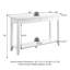Console de 48 po avec tablette Carbin-1551907982