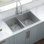 Tirana 33" L x 22" W Double Basin Drop-In Kitchen Sink with Basket Strainer
