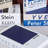 Blue Decorative Books Set of 7, Klein Blue Foldable Faux Books with Modern Art Covers for Coffee Table, Bookshelf, Mantel and Entryway
