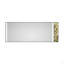 Miroir de salle de bain 96 po à DEL 96 po avec rétroéclairage, miroir de salle de bain mural à mémoire de forme antibuée réglable-110584536