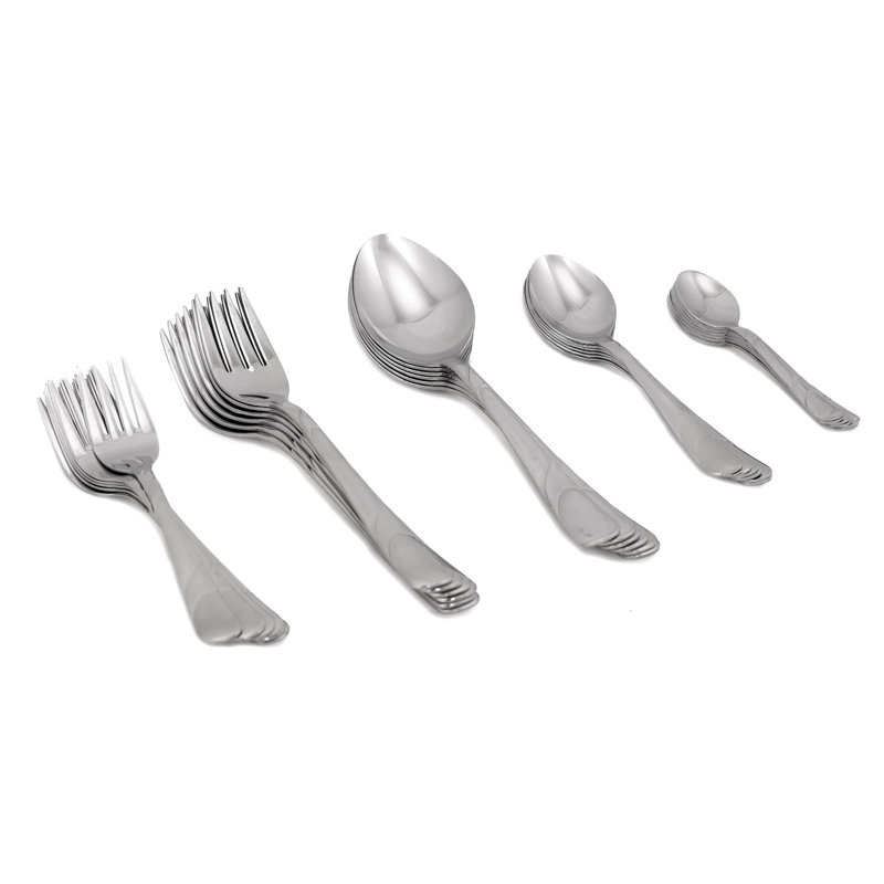 East Urban Home Stainless Steel Flatware Set - Service for 6
