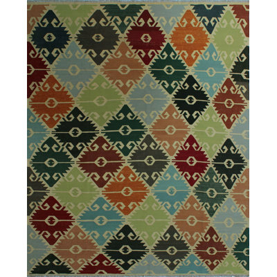 Reta Wool Geometric Indoor Rug