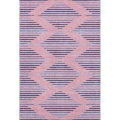 Premium Machine Washable Jahnke AMF1017 Geometric Rug