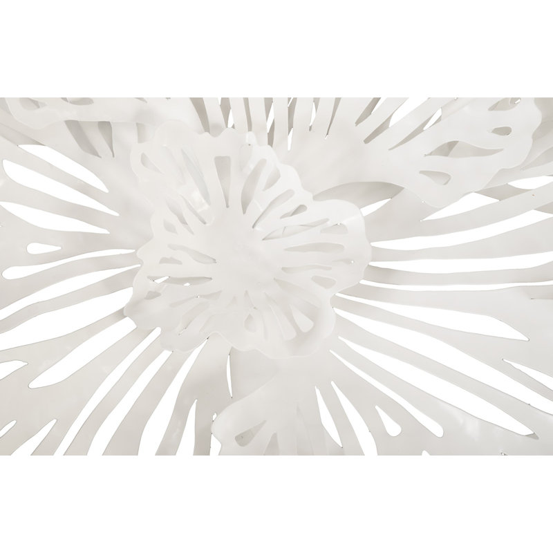 Flower Wall Décor, White