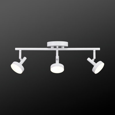 19'' 3 -Light Fixed Track Track Kit with Dimmable and Adjustable Head