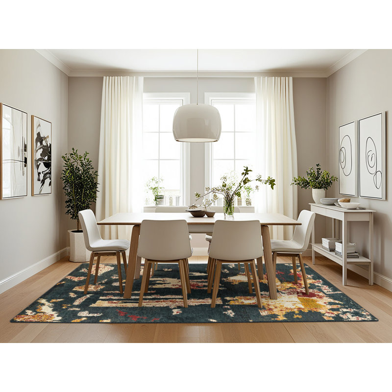 Tapis abstrait moderne 4265, Rectangle 7 pi x 10 pi