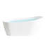 Baignoire de trempage autoportante en acrylique 63 po x 31 po Gtbt0021