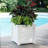 Lakeland Square Resin Planter with Water Reservoir-1947375411-1947375408