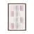 Classic Brown Wood Floater Framed